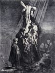 Picture of The Descent from the Cross; Second Plate (1633) - Rembrandt van Rijn (Dutch, 1606-1669)