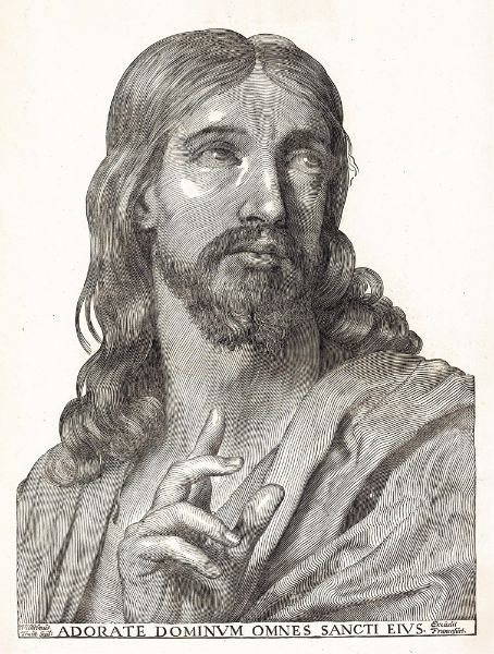 Picture of Christ in Half-Length - Wilhelm Traut (German, active 1636 - 1662)