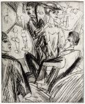 Picture of Bartanz (1914) - Ernst Ludwig Kirchner (German, 1880-1938)