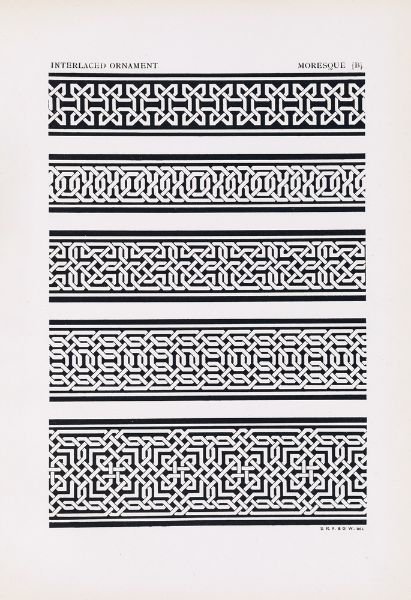 Picture of Outlines of ornament in the leading styles Pl.12 (1881) - George Ashdown Audsley (Scottish, 1838-1925)