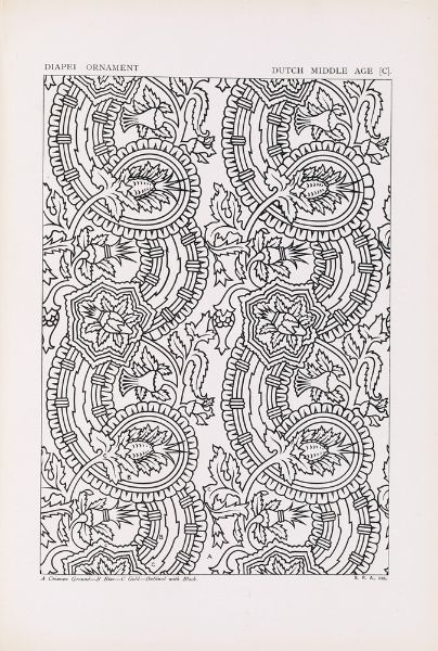 Picture of Outlines of ornament in the leading styles Pl.35 (1881) - George Ashdown Audsley (Scottish, 1838-1925)