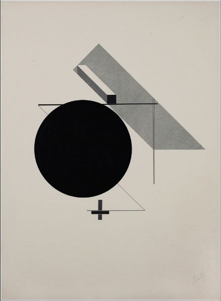 Picture of Kestnermappe Proun, Rob. Levnis and Chapman GmbH Hannover no.5 (1923) - El Lissitzky (Russian, 1890-1941)