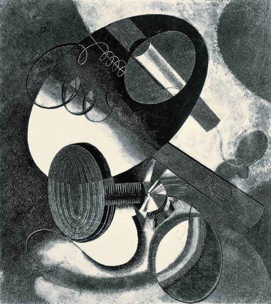 Picture of Heliographic composition (XXIX) (1936 - 1937) - Karol Hiller (Polish, 1891 - 1939)