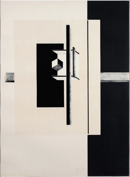 Picture of Kestnermappe Proun, Rob. Levnis and Chapman GmbH Hannover #7 (1923) - El Lissitzky (Russian, 1890-1941)