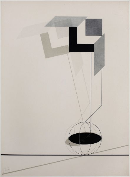 Picture of Kestnermappe Proun, Rob. Levnis and Chapman GmbH Hannover #2 (1923) - El Lissitzky (Russian, 1890-1941)