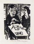 Picture of Alte und junge Frau (1921) - Ernst Ludwig Kirchner (German, 1880-1938)