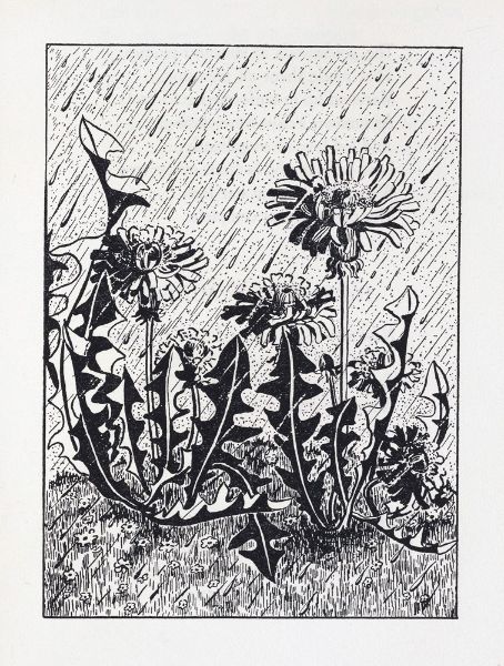 Picture of Gladiola Garden; poems of outdoors and indoors for second grade readers Pl.21 (1940) - Lois Mailou Jones (American, 1905 – 1998)