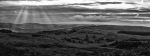 Picture of Panorama black and white landscape