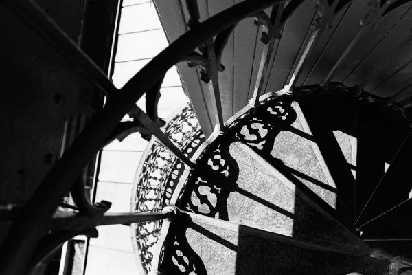 Picture of Artistic, Abstract black and white photography with architectural elements