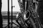 Picture of Saxes black and white