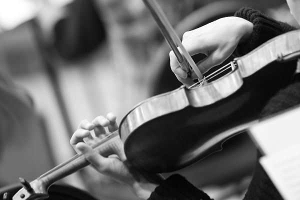 Picture of Girl playing the violin